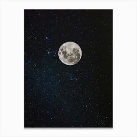 Full Moon In The Sky 3 Canvas Print