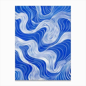 Abstract Wave Pattern 4 Canvas Print