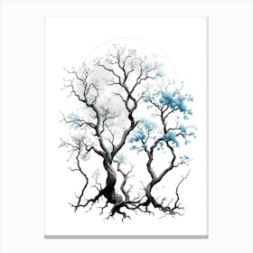 Azure Trees Canvas Print