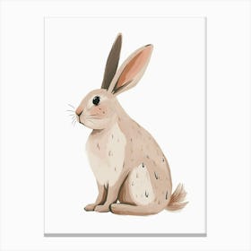 Tans Rabbit Kids Illustration 1 Canvas Print