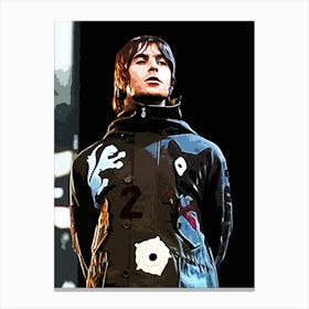 liam gallagher oasis britpop music band 8 Canvas Print