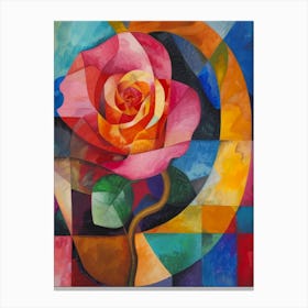 Rose Style Abstract Canvas Print