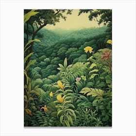 Foliage Fresco Canvas Print