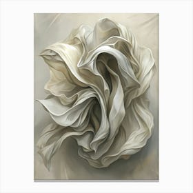 Flowing Abstract Shapes Canvas Print