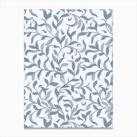 Trailing Leaves William Morris White Leinwandbild