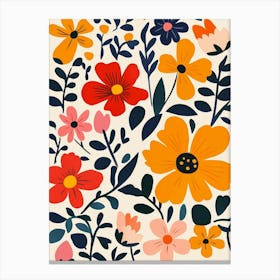 Floral Pattern 5 Canvas Print