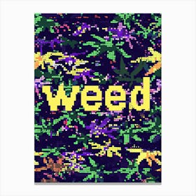 Weed Wonderland Canvas Print