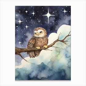 Baby Eagle 2 Sleeping In The Clouds Canvas Print