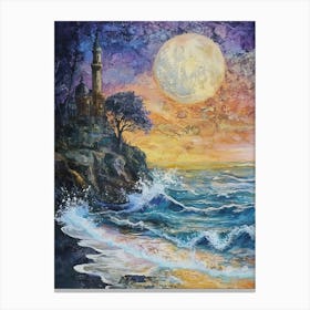 Seascape Sea Beach Nature Painting Leinwandbild