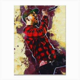 Smudge Mike Shinoda Canvas Print