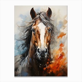 Mountain Horse Art Canvas Print