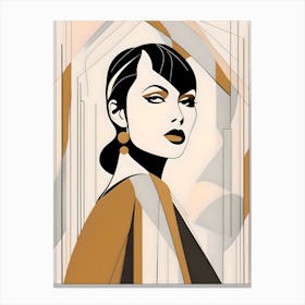 Art Deco Fashion (3) Canvas Print