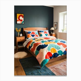 Colorful Bedroom 2 Canvas Print