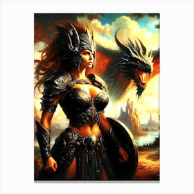 Mystical Fantasy Illustration 183 Canvas Print