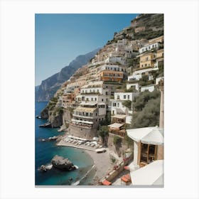 Summer In Positano Painting (31) 1 Canvas Print