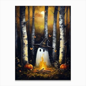 Ghost In The Woods 16 Canvas Print