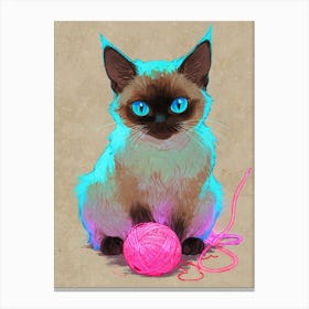 Siamese Cat 7 Canvas Print