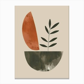 Plant In A Bowl Canvas Print