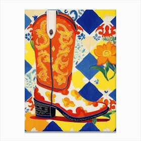 Matisse Inspired Cowgirl Boots 7 Canvas Print