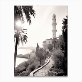 Antalya, Turkey, Photography In Black And White 5 Canvas Print