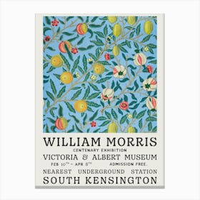 William Morris Four Fruits Canvas Print