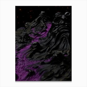 Purple Lava Canvas Print