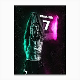 Cristiano Ronaldo Real Shirt Canvas Print