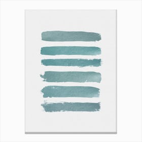 Ombre Turquoise Canvas Print