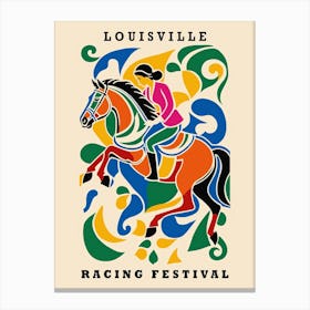 Louisville Racing Festival Canvas Print