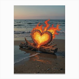 Heart Of Fire 29 Canvas Print