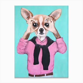 Chihuahua Is Watching You Canvas Print