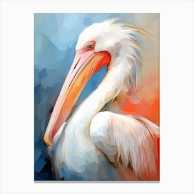 Muted Tones Pelican Canvas Print