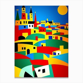 City At Night Canvas Print