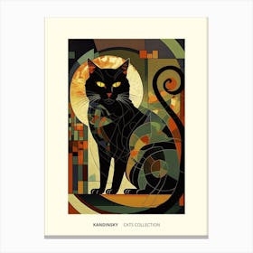 Kandinsky  Style Cats Collection Canvas Print