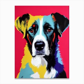 English Setter Andy Warhol Style dog Canvas Print