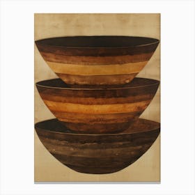 Three Bowls 2 Canvas Print