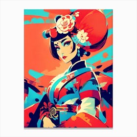 Geisha 98 Canvas Print