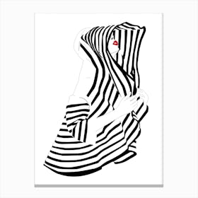 Stripy Canvas Print