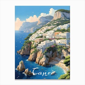 Capri Coast Canvas Print