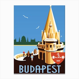 Budapest, Fisherman Bastion Canvas Print