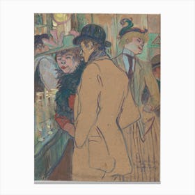 Alfred La Guigne (1894) 1, Henri de Toulouse-Lautrec Canvas Print
