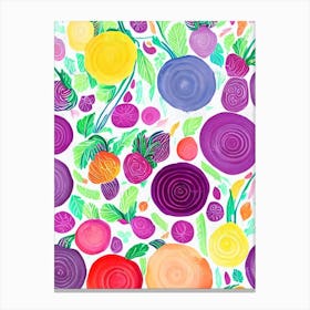Beetroot Marker vegetable Canvas Print