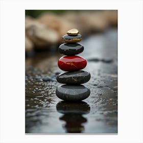 Zen Stones Canvas Print