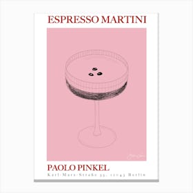 Espresso Martini Canvas Print