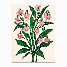 Pink Fuchsia Canvas Print