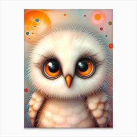 Whimsical Wings: The Adventure of Ollie the Owl Canvas Print