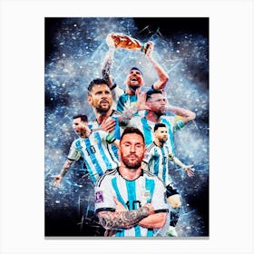 Messi 4 Canvas Print