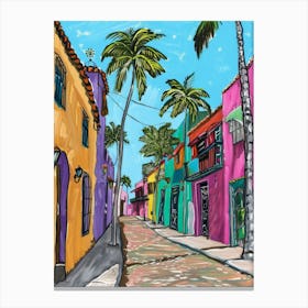 Colorful Street 1 Canvas Print