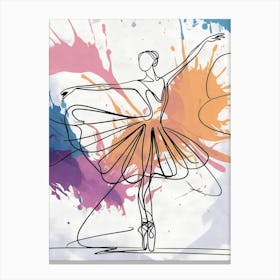 Ballerina Canvas Art Canvas Print