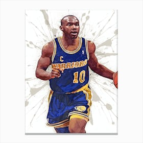 Tim Hardaway Golden State Warriors Canvas Print